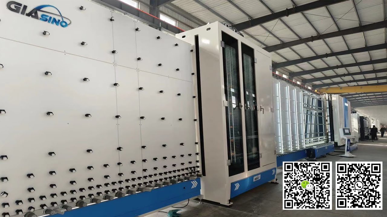 Tilting Table Double Glazing Glass Production Machine, Last Section With  With Overturn Table