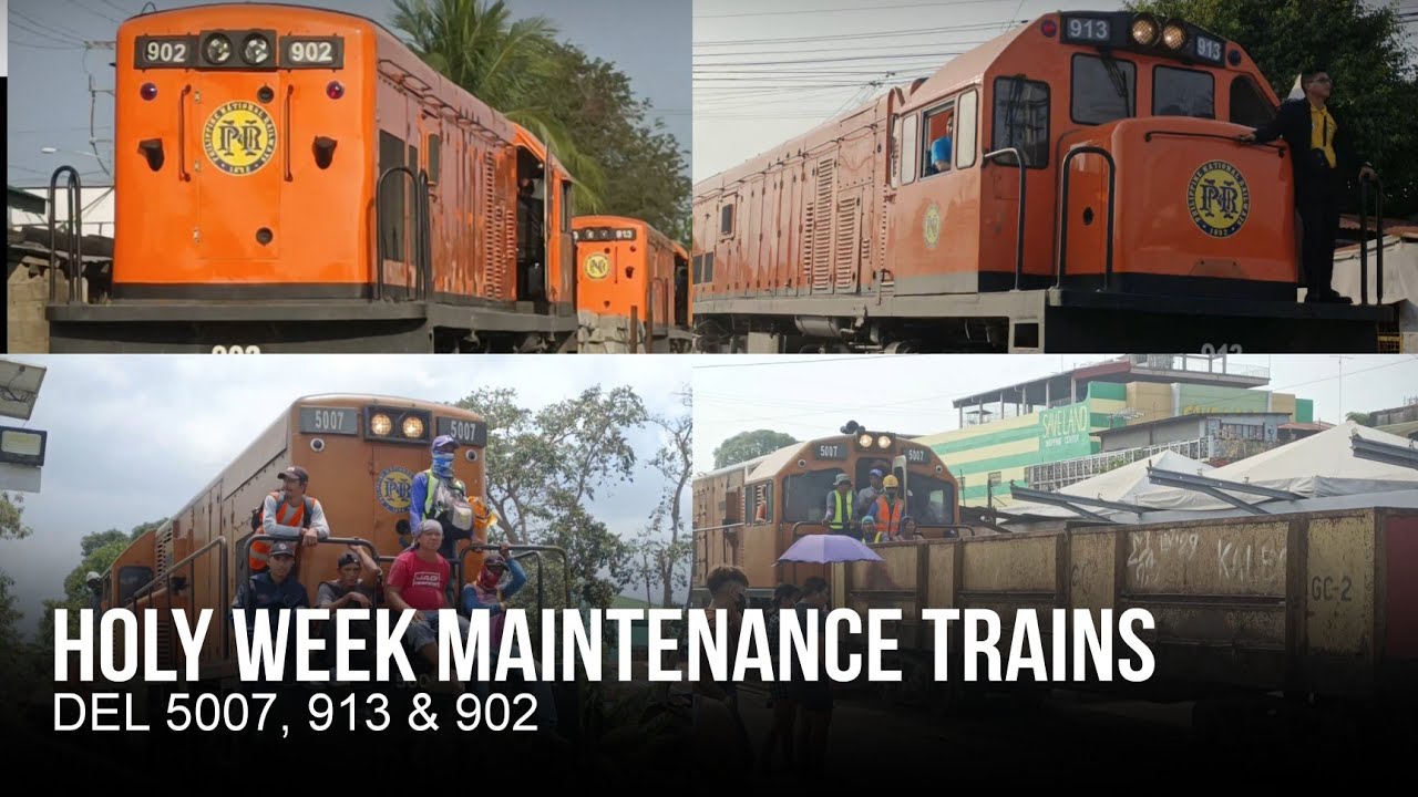 PNR Work Trains in Quezon - Holy Week Maintenance Break 2023