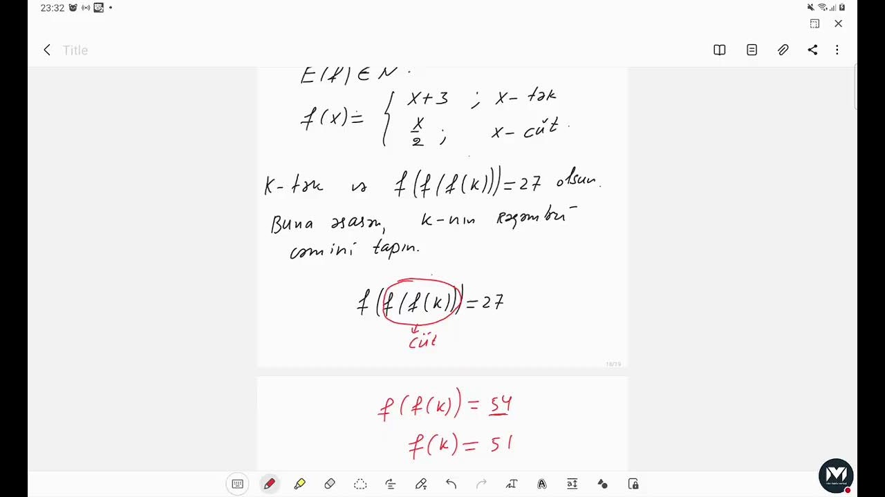 Əlavə dərs | Funksiyalar və qrafiklər | Siracəddin Quluzadə