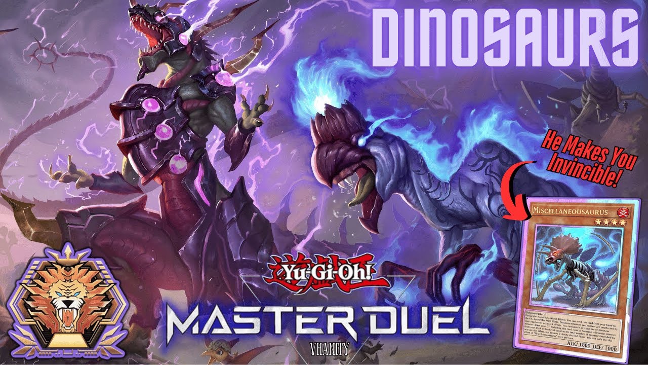 DINOSAUR DECK IS BROKEN IN THE META  / Yu-Gi-Oh! Master Duel