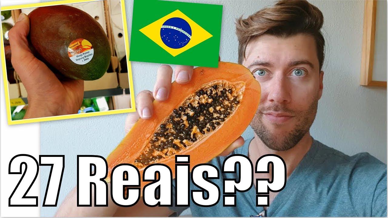 ALEMÃO EXPERIMENTANDO FRUTAS BRASILEIRAS NA ALEMANHA - SÃO BOAS?