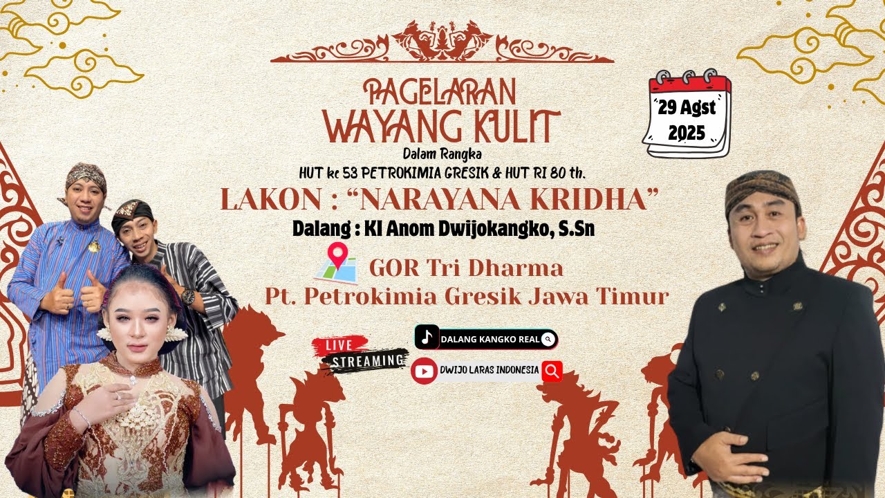 🔴LIVE WAYANG KULIT DALANG KI ANOM DWIJOKANGKO, S.Sn 