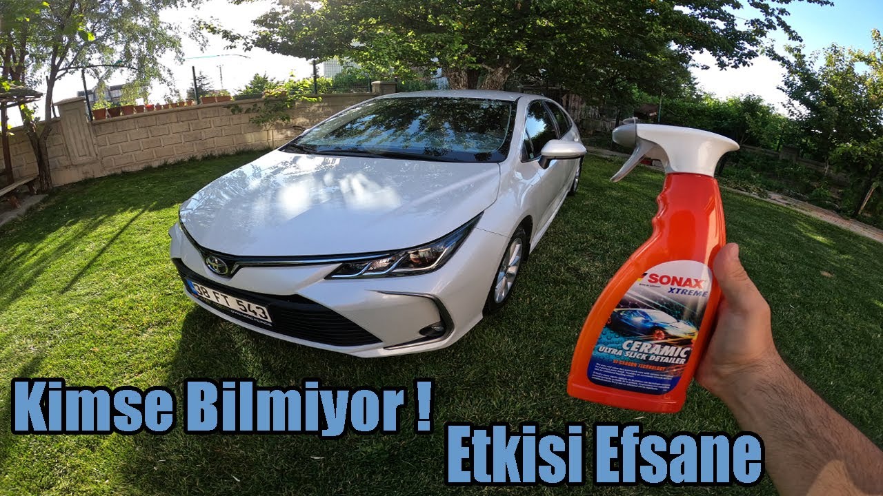 SONAX SERAMİK ETKİLİ TEMİZLEYİCİYİ DENEDİM !