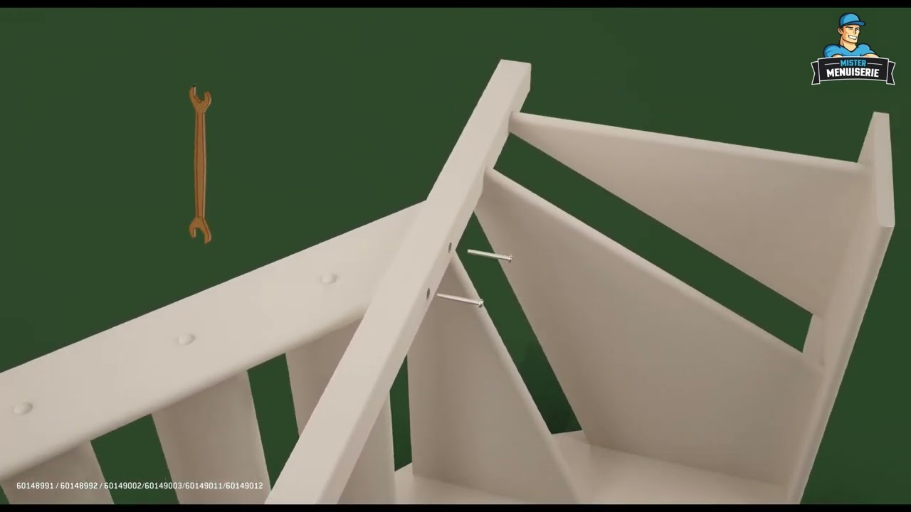 TUTO - Pose escalier MALMO QUART-TOURNANT