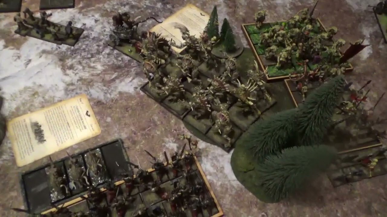 Hordes of Chaos vs Vampire Counts - 5000 Points WHFB 8th Edition