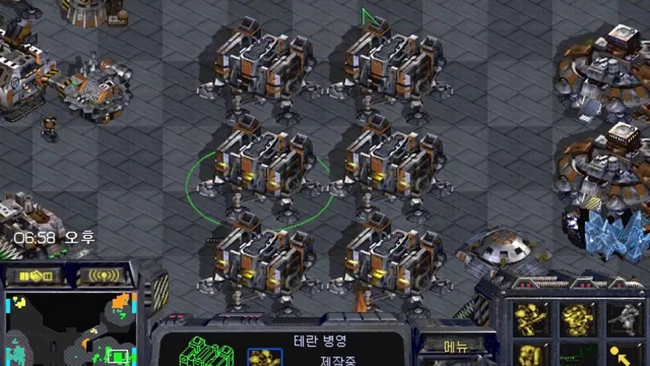 3:3 빨무 팀플 ( 몰래 배럭 후 센터에서 테란 뉴클리어 6방 핵 쑈!  역대급 경기력! )