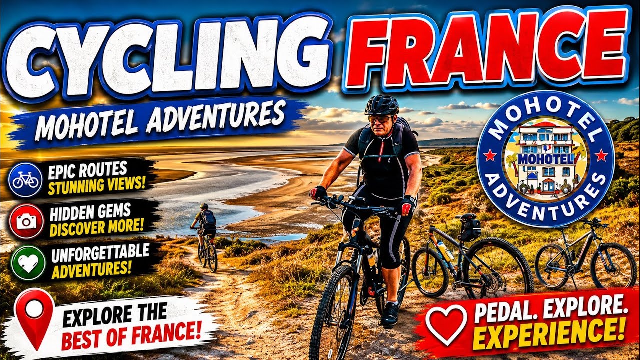 BICYCLE & MOTORHOME Adventures Camping Car Park Aire Normandy France  