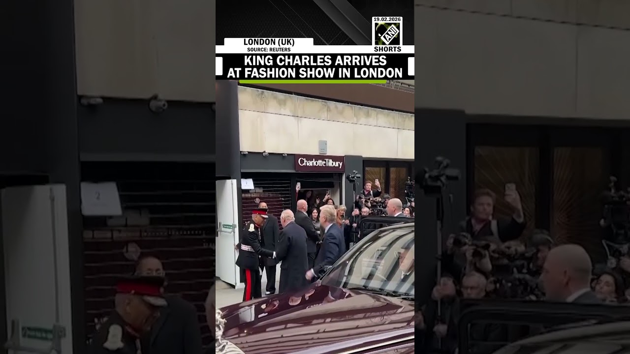 Britain&rsquo;s King Charles arrives for opening of London Fashion Week