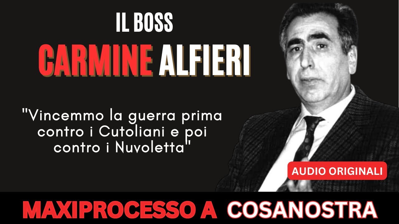 IL BOSS CARMINE ALFIERI CONFESSA | GUERRE DI CAMORRA, OMICIDI E SOLDI SPORCHI