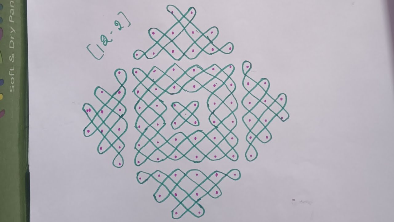 Kambikolam Dot 12:2:2 #trending #rangoli #kampikolam #muggulu #trendingshorts #trendimgvideo #kolam 