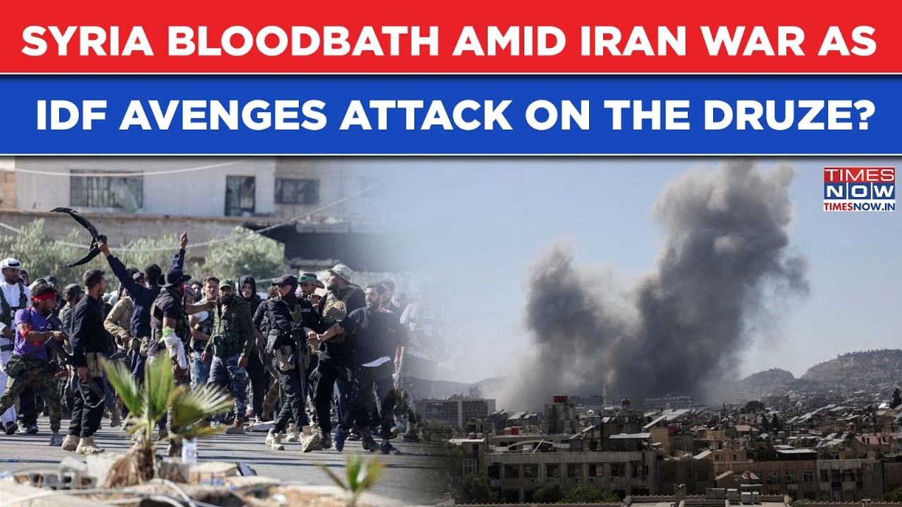 Syria Bloodbath Amid Iran War? IDF Avenges Attack On Druze| Sharaa's Command Centre, Army Sites Hit