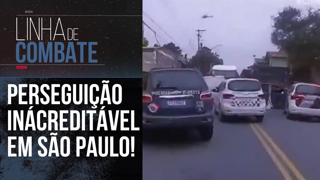 TENSÃO: POLÍCIA MILITAR REALIZA UMA PERSEGUIÇÃO INACREDITÁVEL EM SÃO PAULO | LINHA DE COMBATE