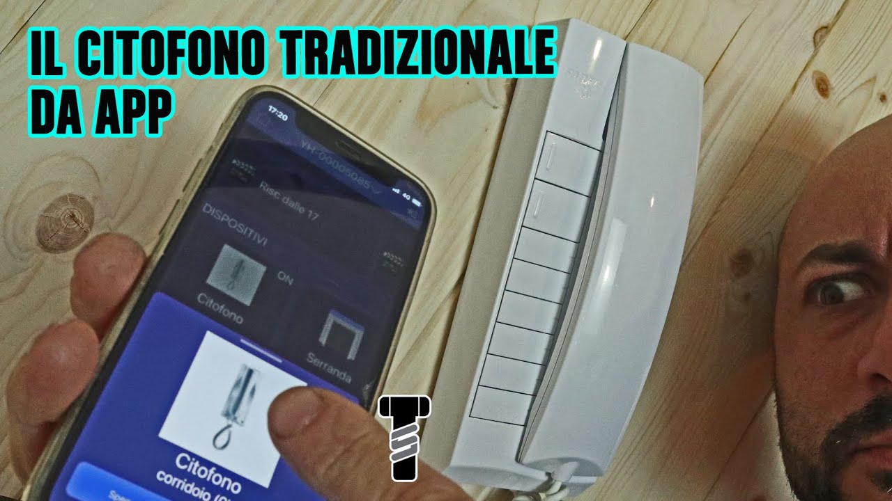 Come aprire un citofono di vecchia generazione da APP