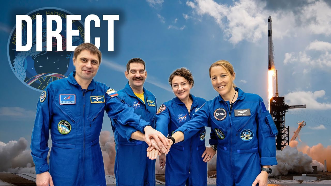 🔴 Lancement de Sophie Adenot (Crew-12) en français - SpaceX/NASA CREW-12