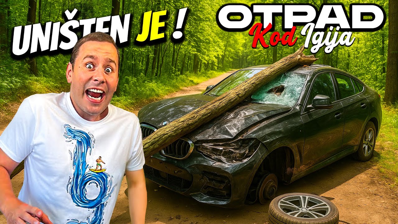 DRVO PALO NA BRACINOG BMW-a, SPAŠAVAM GA! *Otpad na selu* EP3