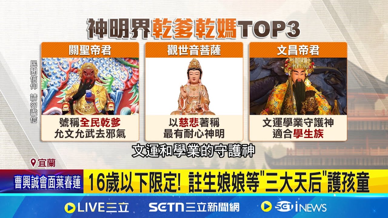 神明界最紅乾爹乾媽! 求當關公