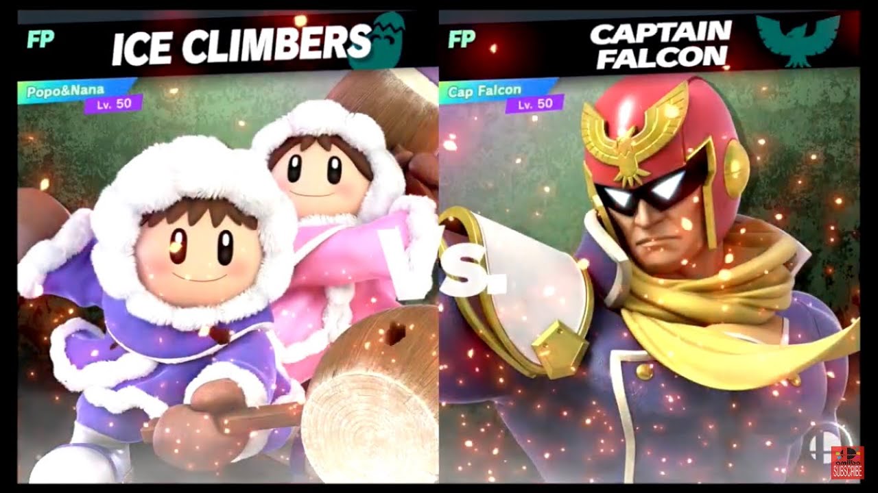 Super Smash Bros Ultimate Amiibo Fights – IceClimbers vs the World #11 IceClimbers v Captain Falcon