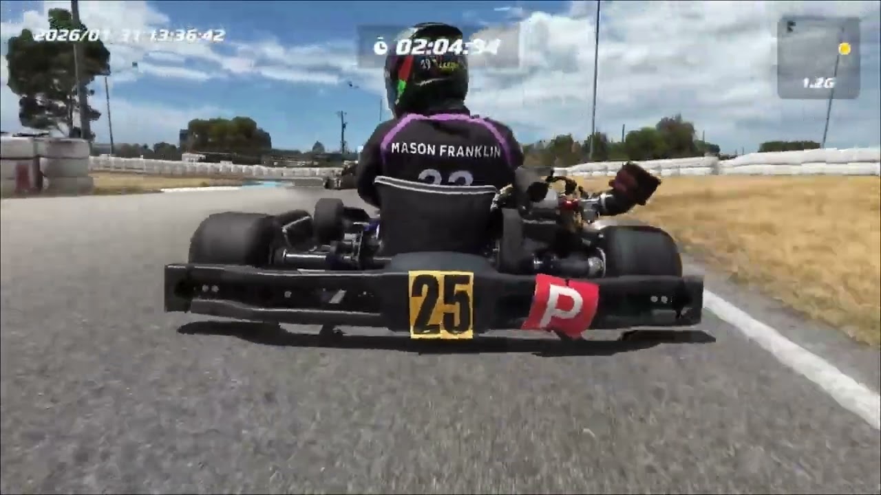 First real Oakleigh test day in the new 4SS kart!