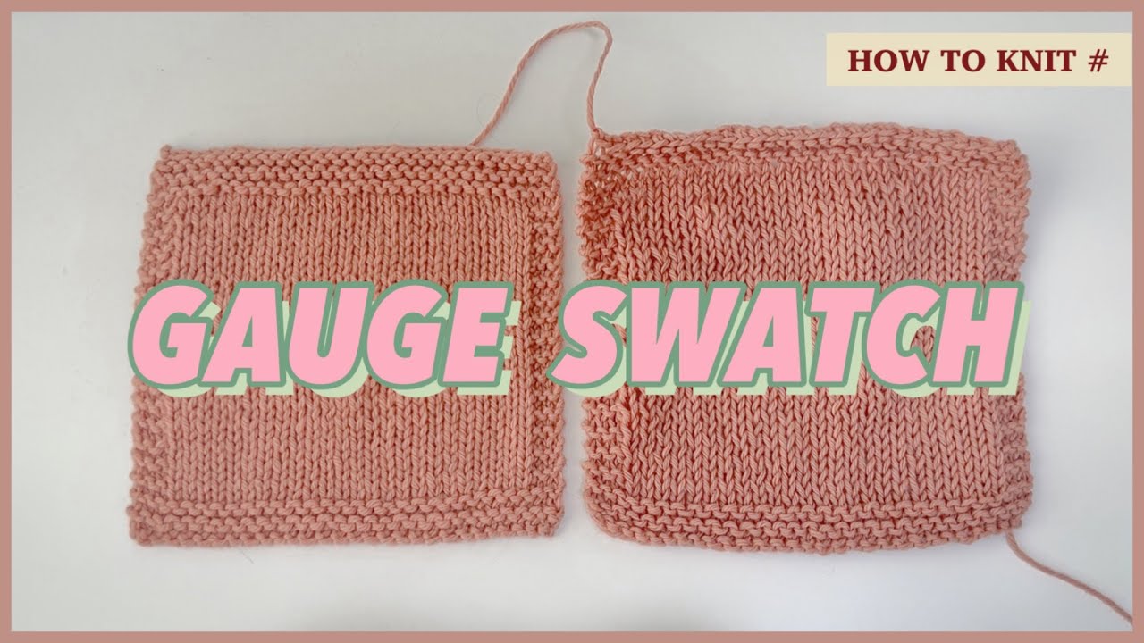 [HOW TO KNIT] 스와치 뜨기 & 게이지 계산 백과사전 /코 잡는법/실 잡는법/스와치 뜨기/스와치 세탁법/게이지 내기/