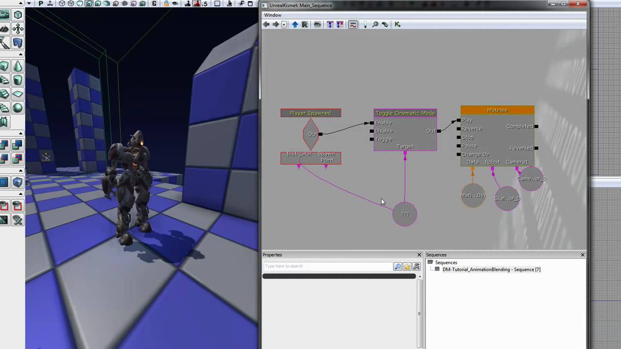 UDK - Animation Blending in Matinee