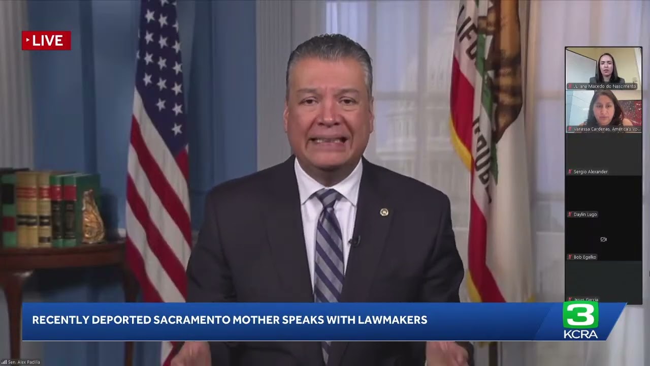 LIVE | Recently deported Sacramento mother speaks alongside lawmakers