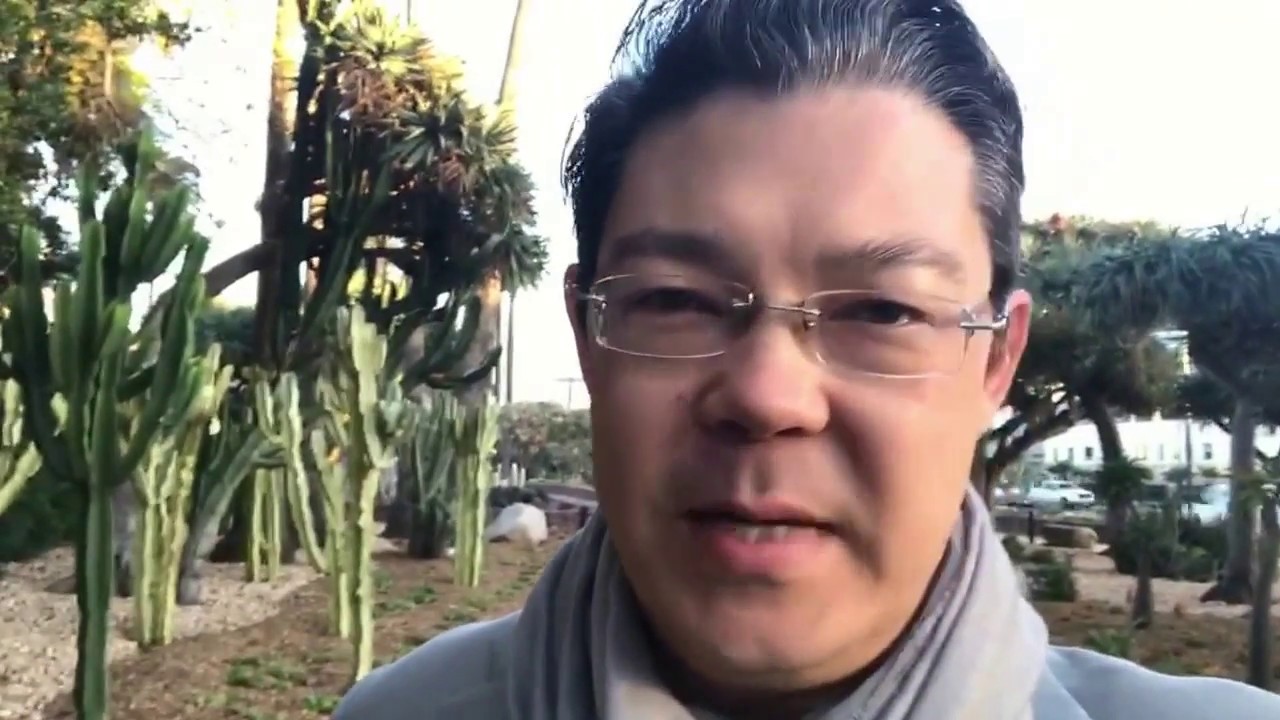 The historic Cactus Garden in Beverly Gardens Park on Santa Monica Boulevard in Beverly Hills