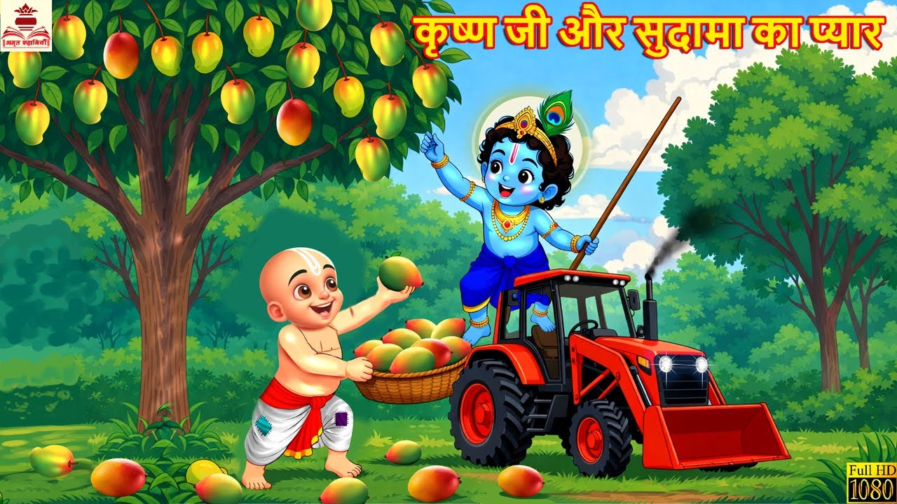 कृष्ण जी और सुदामा का प्यार | Krishna Sudama | Hindi Kahani | Bhakti Kahani | Bhakti Stories | Story
