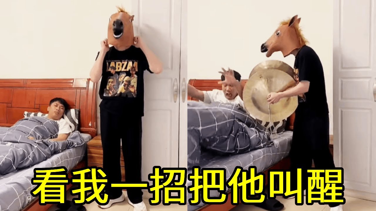倒霉泰哥：哥哥又在睡懒觉，看我一招把他叫醒