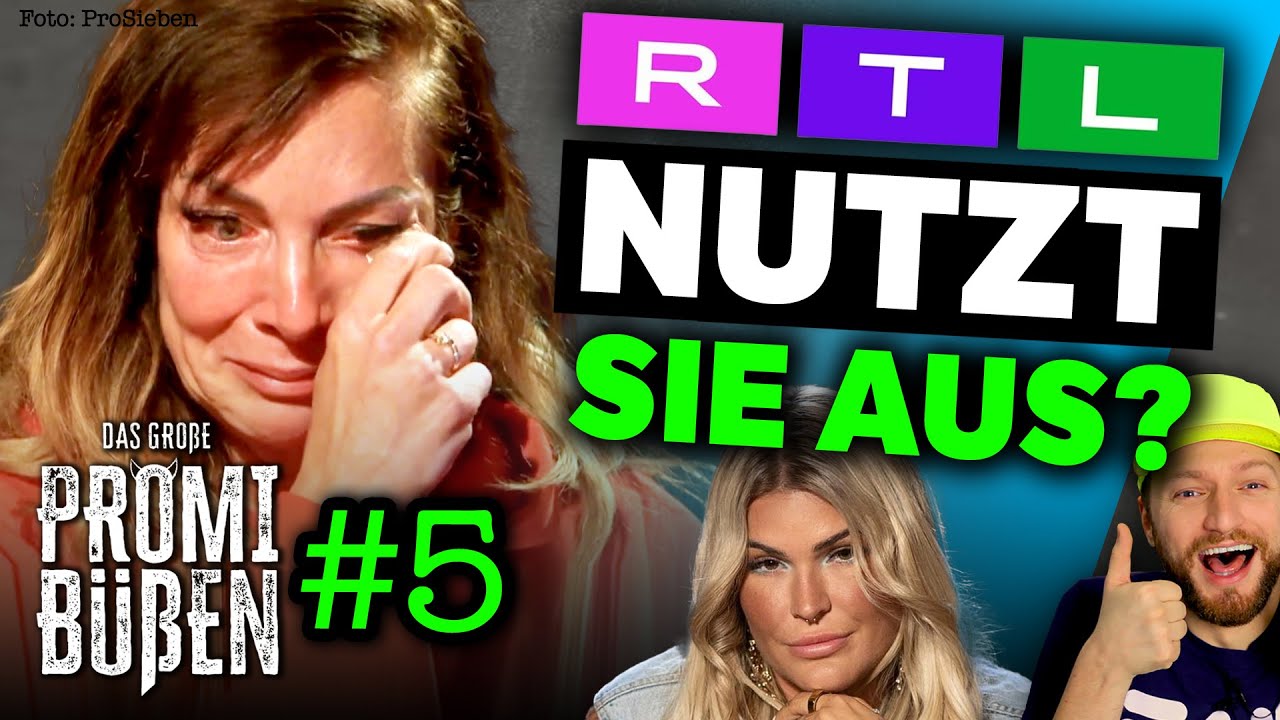 Promi Büßen Folge 5: Gloria ZERTRÜMMERT TV-Set! Danni Büchner: Schwere Vorwürfe an RTL!