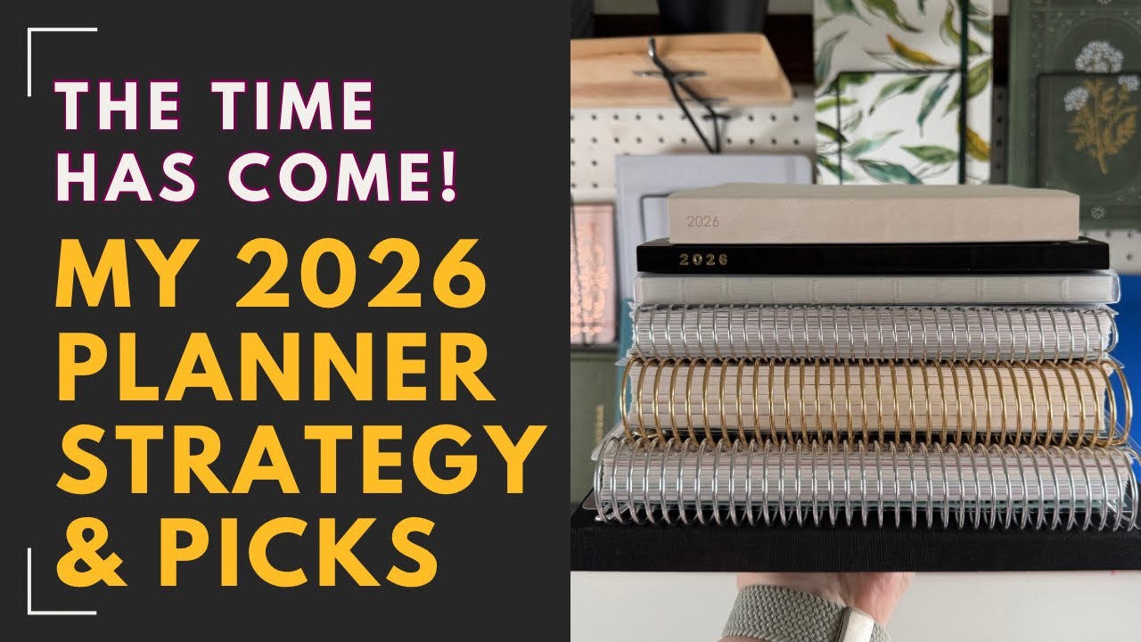 My 2026 Planner Lineup Strategy + How I&rsquo;m Starting the Year