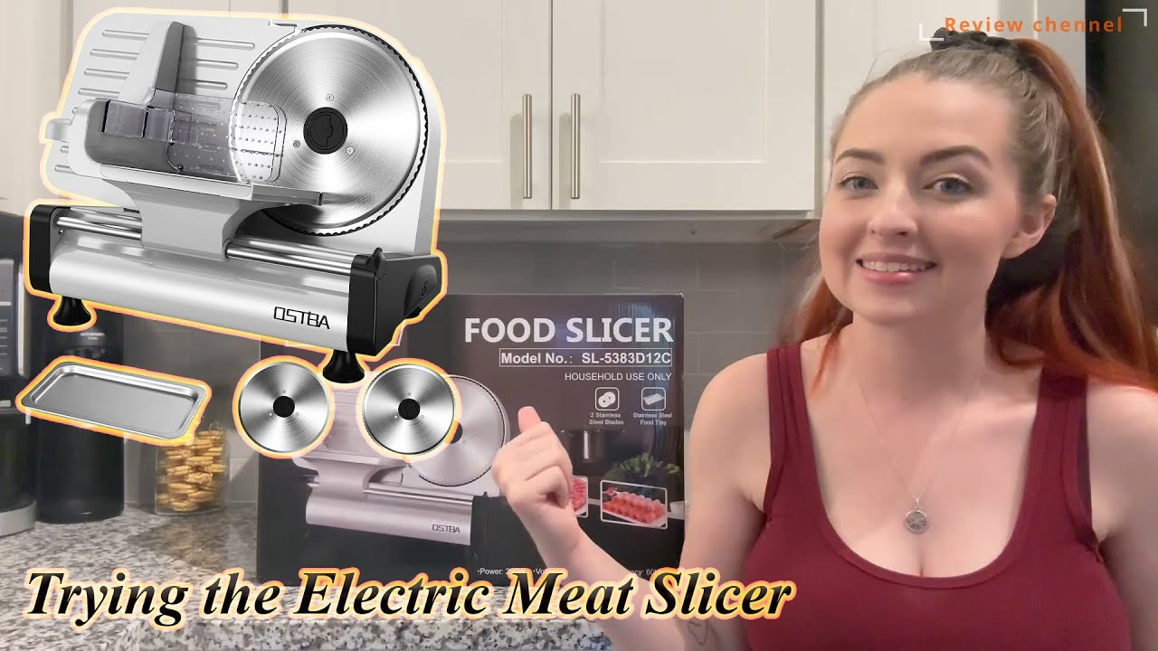 OSTBA Electric Meat Slicer – Slice Like a Pro at Home!/Review chennel
