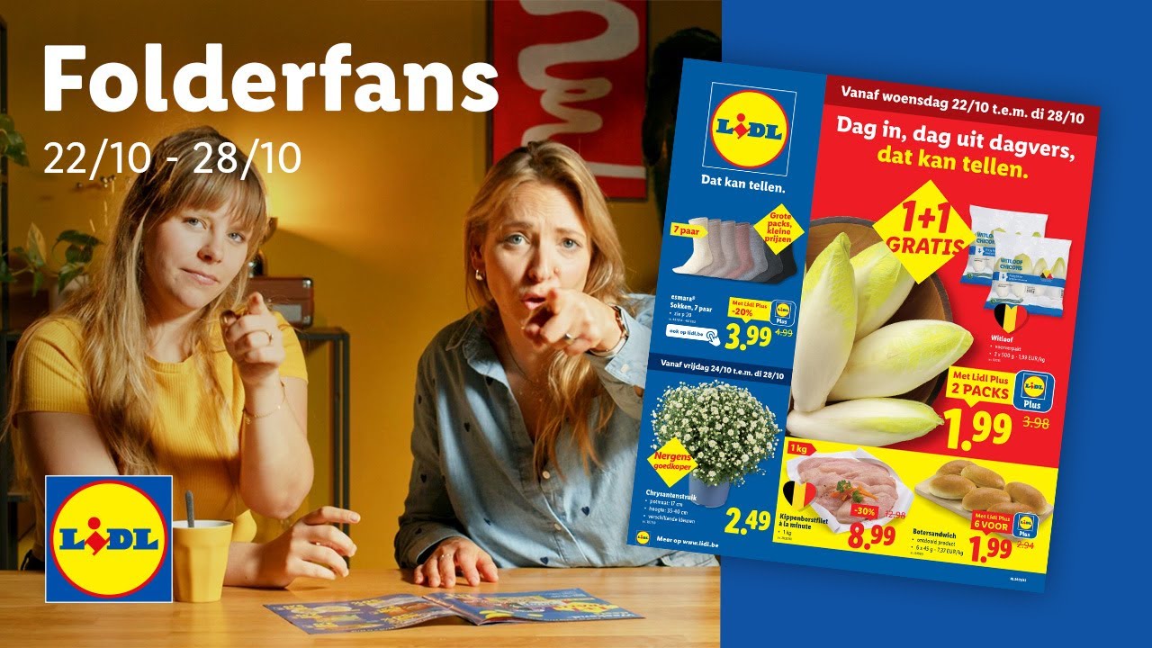 Folderfans - Aflevering 24: Line en Shana fileren de Lidl-promo’s van 22 tot en met 28 oktober