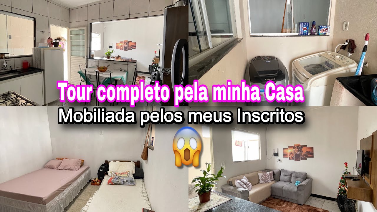 Tour Completo Pela Minha Casa 🏡 | Mobiliada Pelos Meus Inscritos! 😱✨