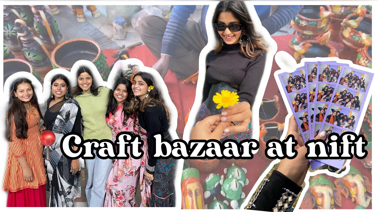 Craft bazaar at NIFT *college events*🫧🎀🌈🎈