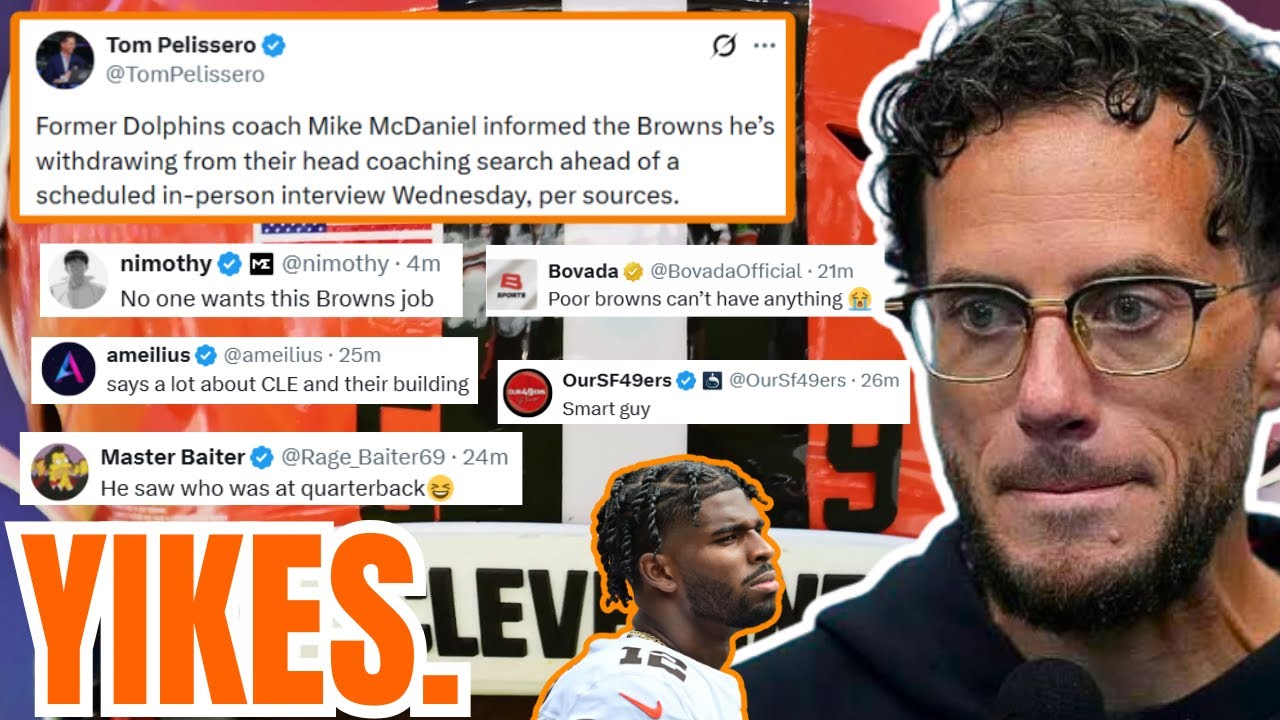 MIKE MCDANIEL REJECTS THE BROWNS! Withdraws His Name from Cleveland Head Coaching Job!