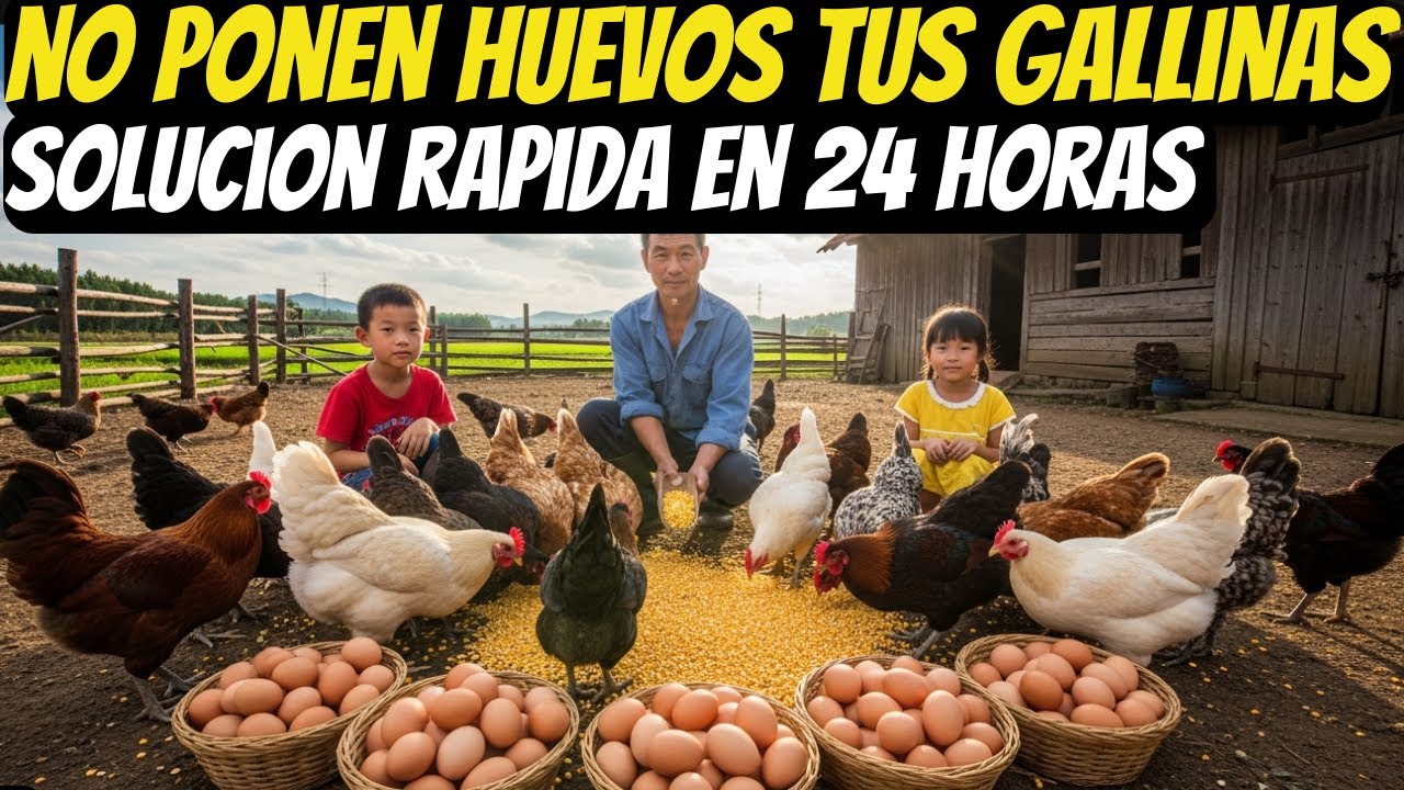 Mis 20 Gallinas  ponedoras No Ponen  Hasta Que Descubrí Este Truco Casero