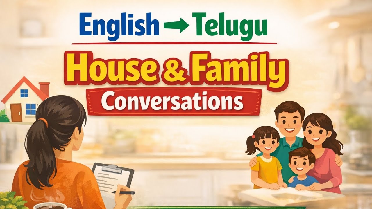 English to Telugu Conversations|Home to Office Daily Use Sentences|Telugu EmotionalConvesation#viral