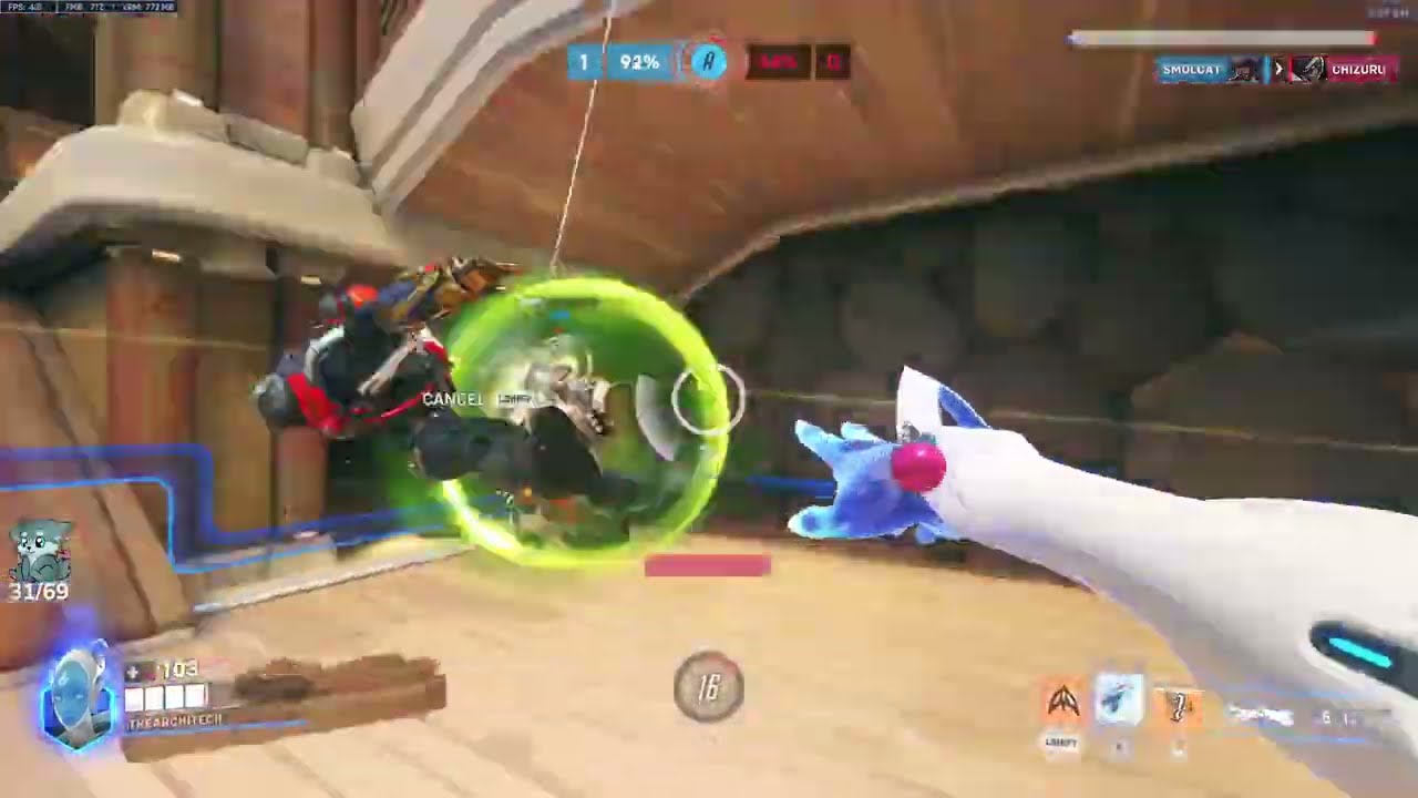 ECHO MAIN! IDDQD PRO ECHO GAMEPLAY OVERWATCH 2 SEASON 13 TOP 500