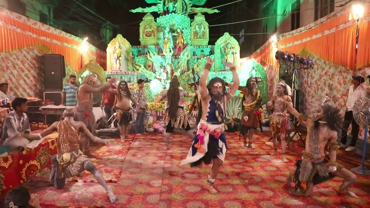 neeraj kk mandali Shiv Aghori Jhaki  Raghubir Nagar Jagran Taak Family