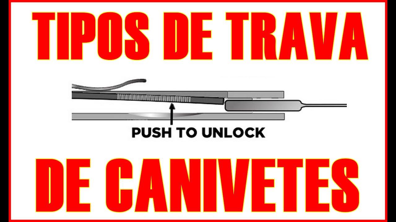 Tipos de travas de canivetes