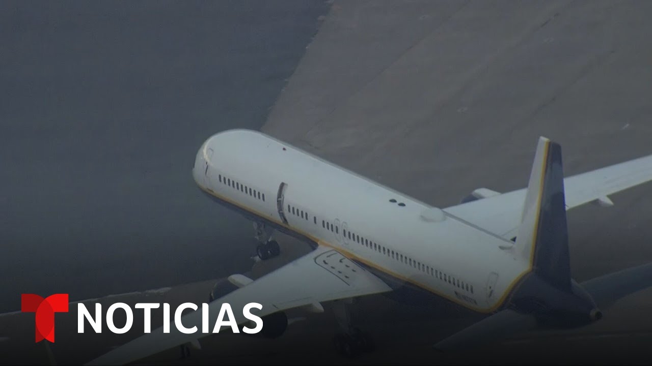 Vea la llegada del avión que trae a Nicolás Maduro tras su captura