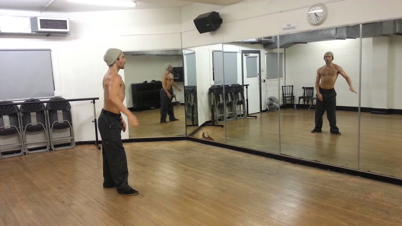 The amazing James Painting freestlying in studio 6.