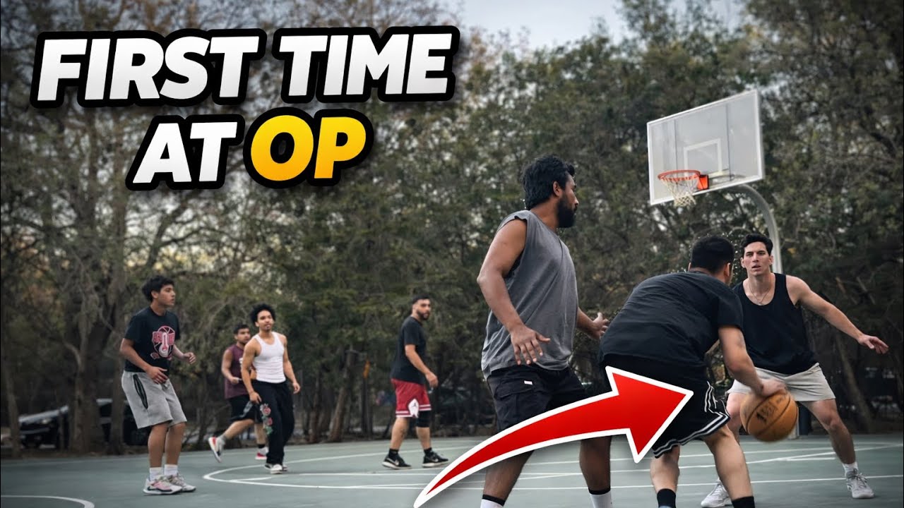 I PULLED UP TO A POPULAR BASKETBALL COURT IN SAN ANTONIO AND IT WAS DOPE 🔥🏀 @OPschnabel 