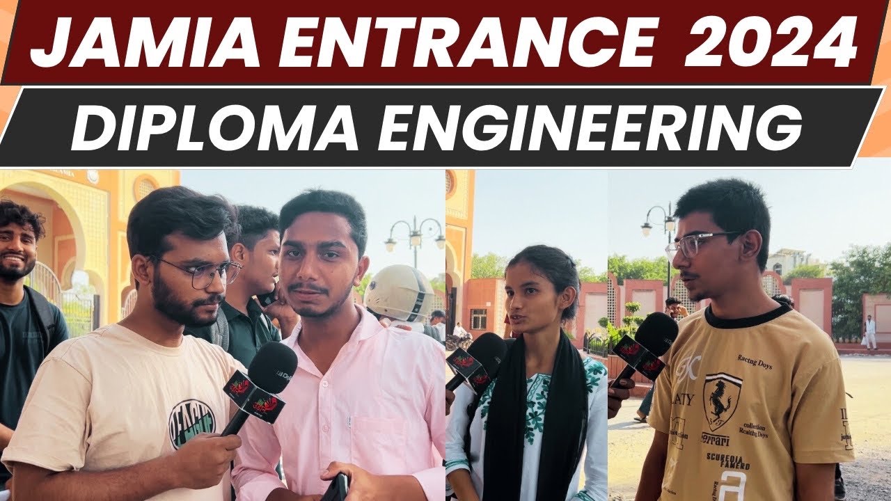 jamia Diploma Engineering Entrance exam 2024 |Jamia Polytechnic |Nai Udaan |Hashmat Saeed