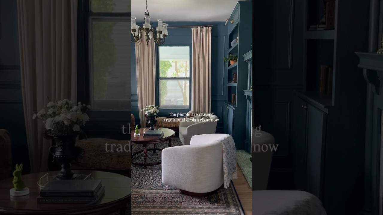 WHY PEOPLE ARE CRAVING TRADITIONAL DESIGN OVER MODERN! #homedecor #traditional #interiordesign #home