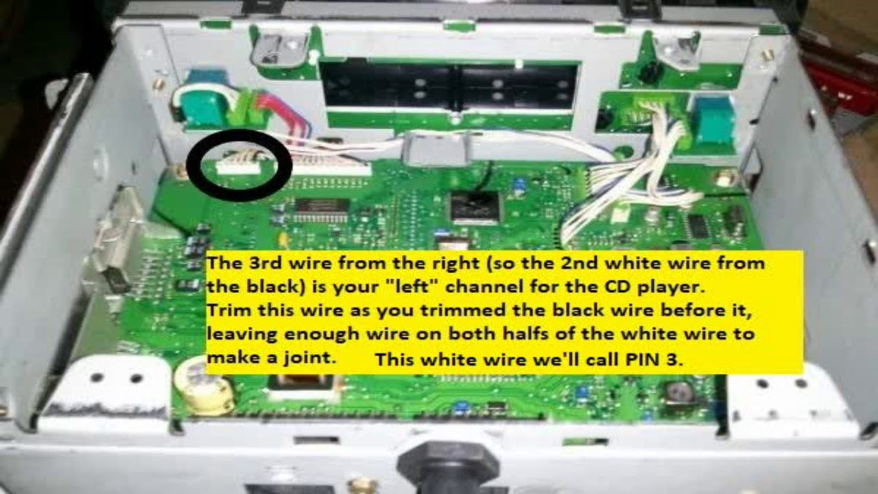 3.5mm AUX INPUT into factory Delco Radio (2000-2005 Impala)