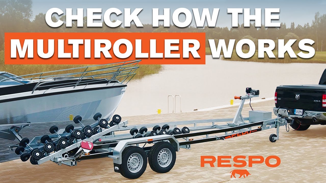 How the Respo multiroller boat trailer works