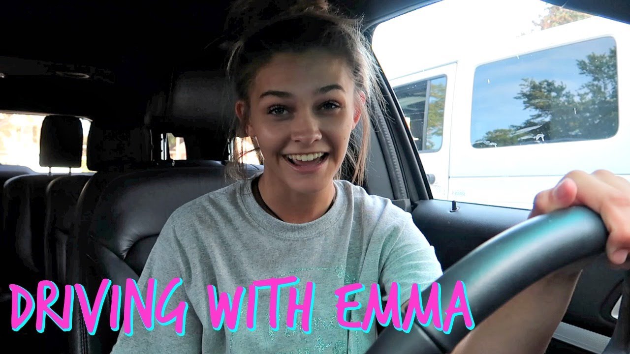 DRIVING WITH EMMA! KICK OFF TO SUMMIT CHEER PARTY! | EMMA AND ELLIE