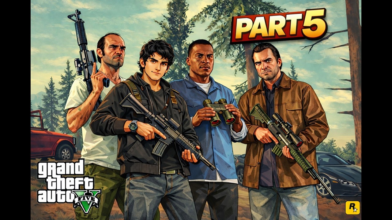 GTA 5 PART-5 😱 | My First Day in Los Santos 🔴 LIVE #shorts #shortsfeed #gta #gta5