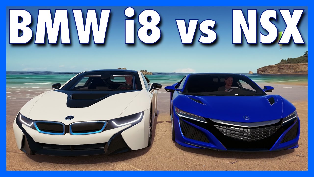 Forza Horizon 3 Online : BMW i8 vs ACURA NSX!!! (Hybrid Showdown)